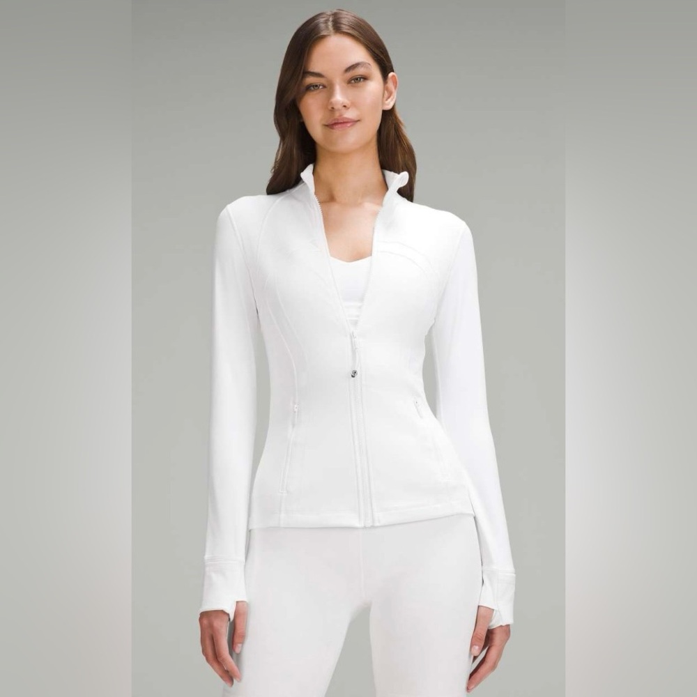 Lululemon NWT Define Full Zip Nulu Jacket White Size 8